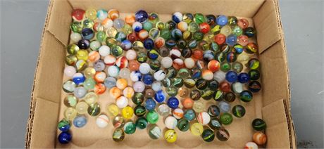 Various Collectible Marbles. Some Glow