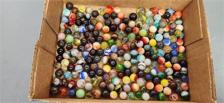 Various Collectible Marbles. Some Glow
