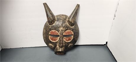 Wood Mask Handcrafted In Ghana