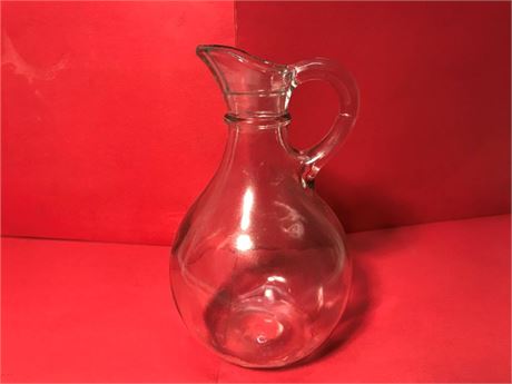 Clear Glass Oil Bottle