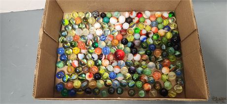 Various Collectible Marbles. Some Glow