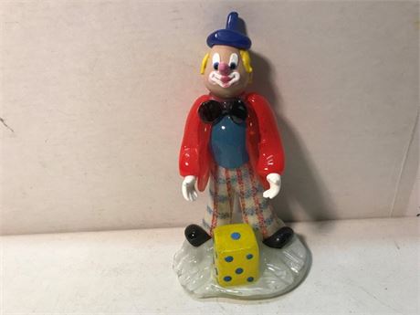 Czech Republic Hand Made Glass Clown