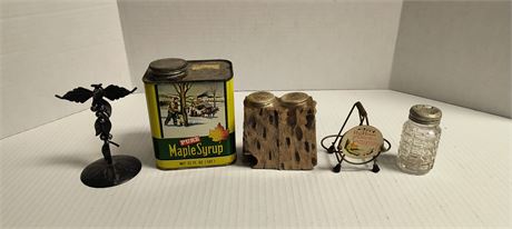 Vintage Maple Syrup Can & Misc. Items