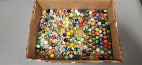 Various Collectible Marbles. Some Glow