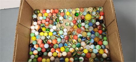 Various Collectible Marbles. Some Glow