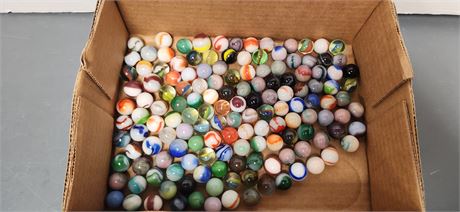 Various Collectible Marbles. Some Glow