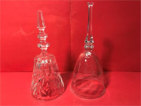 Clear Glass Handbells