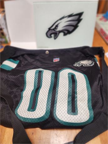 NFL Eagles bag cutting board