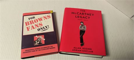 The McCartney Legacy & For Browns Fans Only Books