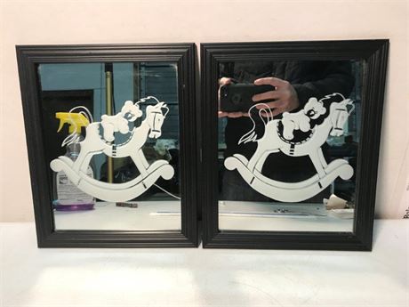 2 Nursery Themed Mirrors