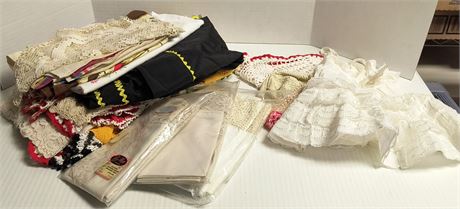Dress and misc. doilies