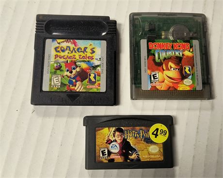 Vintage Gameboy & Gameboy Color & Gameboy Advanced Games