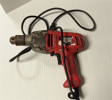 Black & Decker Corded Drill. Cord Is Damaged