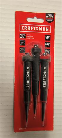Craftsman 3 Pc. Nail Set