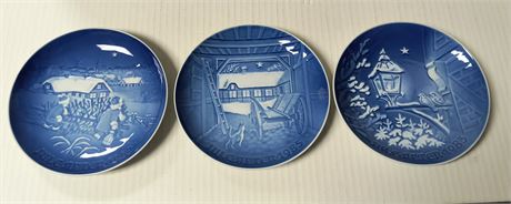 Vintage Christmas Collector Plates
