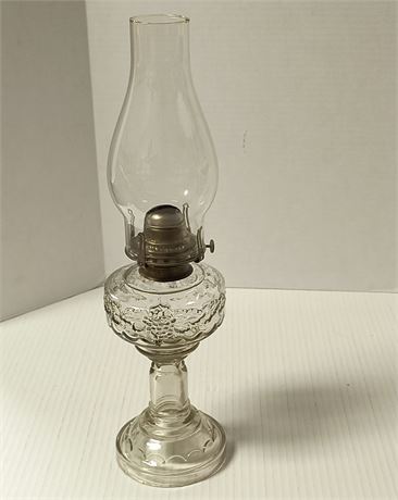 Clear Glass Oil Lamp
