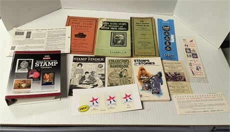 Various Stamp Collecting Books