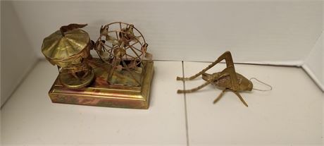 Gatco Solid Brass Grasshopper & Berkley Designs Carrousel