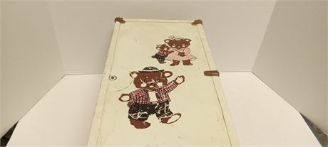 Vintage Doll/Toy Metal Storage Case