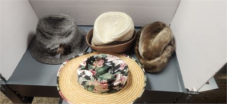 Lot Of Vintage Hats