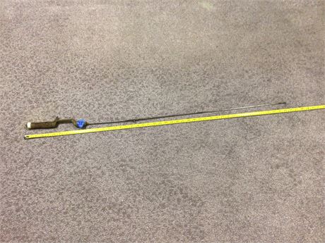 Vintage Steel Fishing Rod