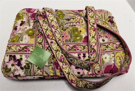 Vera Bradley Squared Away Make Me Blush Purse
