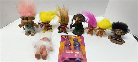 Vintage Trolls & Troll Figural Chalk
