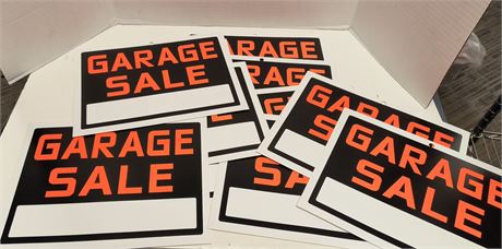 Lot Of Garage Sale Signs