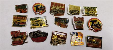 Vintage Nascar Racing Collector Pins