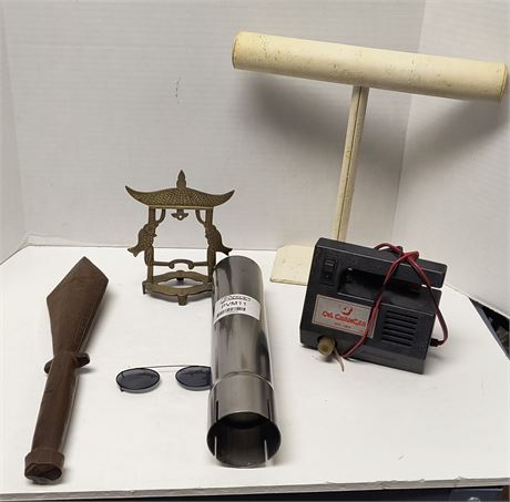 Oil Changer DC 12v & Jewelry Display & Misc. Items