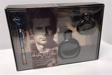 Jeff Gordon For Halston Z-14 Cologne & Lotion & Bonus Tire Gauge