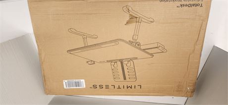 Limitless Innovations White Total Desk Adjustable Work Station