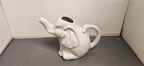 Elephant Water Pitcher, Has Crack On Head