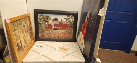 Various Framed Art