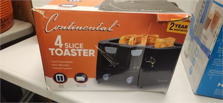Continental 4 Slice Toaster