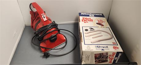 Dirt Devil Handheld Vacuum With Attachments