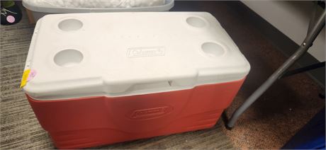 Coleman Red Cooler