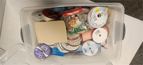 Lot Of Ribbon & Misc,