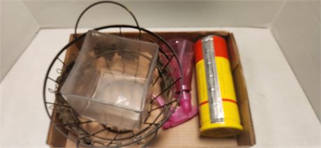 Misc. tennis ball container