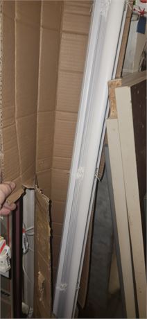 Midnight White Cordless 1-inch Vinyl Mini Blinds