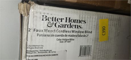 Better Homes & Garden 2" Antique White Faux Wood Cordless Window Blind