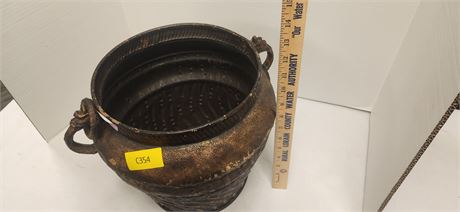 Short Metal Planter