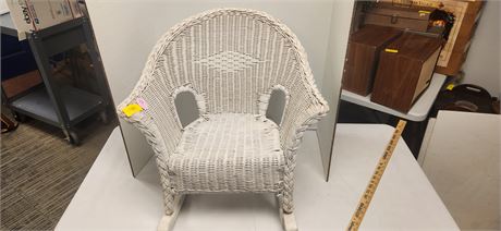 Small wicker chair
