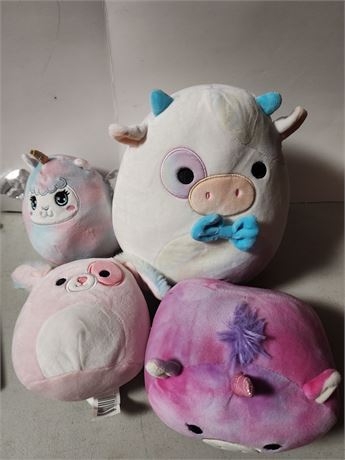 4 Suishmallow plush toys