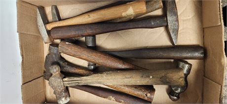 Lot Of Hammers With Handles