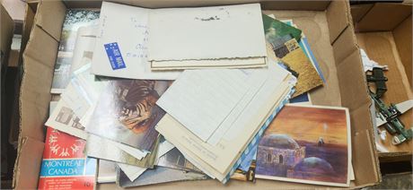 Vintage Postcards & Letter & Misc.
