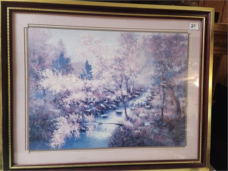 Pink Tree wall art
