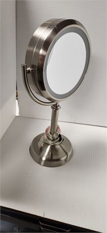 Electric Metal Make Up Mirror