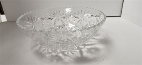 Starburst Glass Serving Bowl