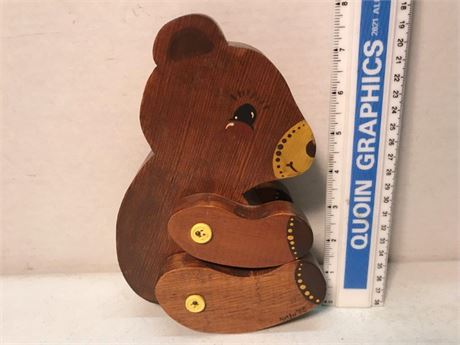 Wooden Bear Deco